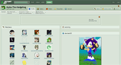 Desktop Screenshot of myles-the-hedgehog.deviantart.com