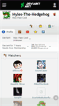 Mobile Screenshot of myles-the-hedgehog.deviantart.com