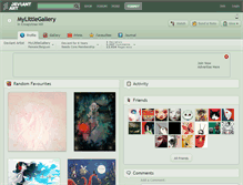 Tablet Screenshot of mylittlegallery.deviantart.com