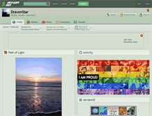 Tablet Screenshot of dravenstar.deviantart.com