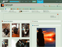 Tablet Screenshot of angeluslapis.deviantart.com