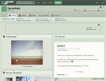 Tablet Screenshot of garnetkate.deviantart.com