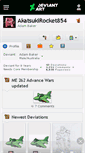 Mobile Screenshot of akatsukirocket854.deviantart.com