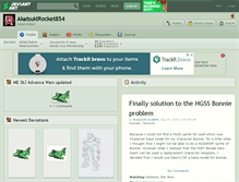 Tablet Screenshot of akatsukirocket854.deviantart.com