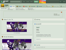 Tablet Screenshot of hebil.deviantart.com