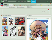Tablet Screenshot of anaugi.deviantart.com