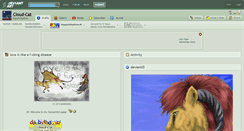 Desktop Screenshot of cloud-cat.deviantart.com