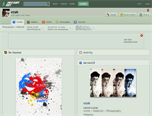 Tablet Screenshot of ezak.deviantart.com