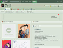 Tablet Screenshot of itiffany20.deviantart.com