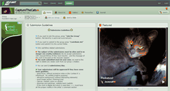 Desktop Screenshot of capturethecats.deviantart.com