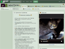 Tablet Screenshot of capturethecats.deviantart.com