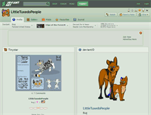 Tablet Screenshot of littletuxedopeople.deviantart.com