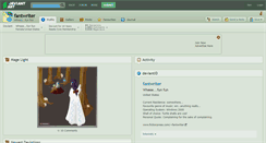 Desktop Screenshot of fantwriter.deviantart.com