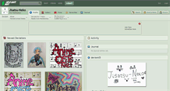 Desktop Screenshot of jisatsu-neko.deviantart.com
