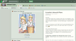 Desktop Screenshot of inkheart-club.deviantart.com