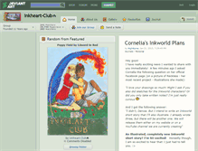 Tablet Screenshot of inkheart-club.deviantart.com