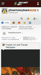 Mobile Screenshot of phoenixkeyblack.deviantart.com
