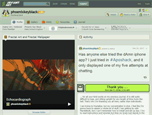 Tablet Screenshot of phoenixkeyblack.deviantart.com