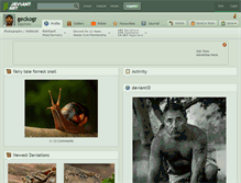 Tablet Screenshot of geckogr.deviantart.com