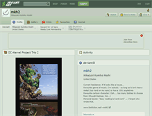 Tablet Screenshot of mkh2.deviantart.com