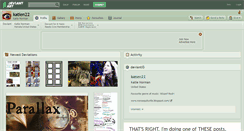 Desktop Screenshot of katien22.deviantart.com