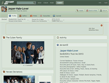 Tablet Screenshot of jasper-hale-lover.deviantart.com