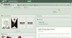 Desktop Screenshot of dgray-club.deviantart.com