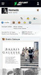 Mobile Screenshot of nomedx.deviantart.com