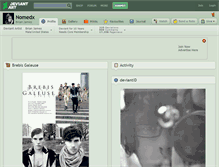 Tablet Screenshot of nomedx.deviantart.com