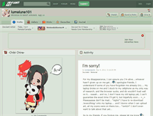 Tablet Screenshot of lumaluna101.deviantart.com