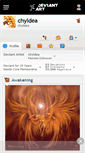 Mobile Screenshot of chyldea.deviantart.com