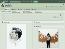 Tablet Screenshot of laurelly25.deviantart.com