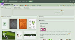 Desktop Screenshot of invadergirclub.deviantart.com