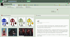 Desktop Screenshot of glitterboy2098.deviantart.com