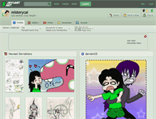 Tablet Screenshot of misterycai.deviantart.com