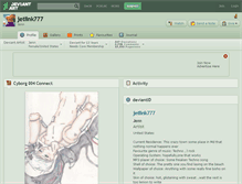 Tablet Screenshot of jetlink777.deviantart.com