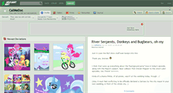 Desktop Screenshot of callmedoc.deviantart.com