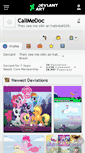 Mobile Screenshot of callmedoc.deviantart.com