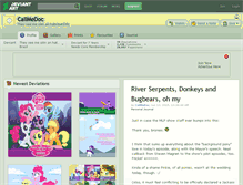 Tablet Screenshot of callmedoc.deviantart.com
