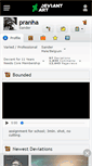 Mobile Screenshot of pranha.deviantart.com