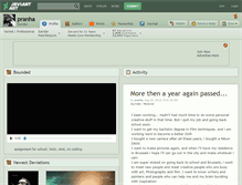 Tablet Screenshot of pranha.deviantart.com