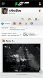 Mobile Screenshot of akirablue.deviantart.com