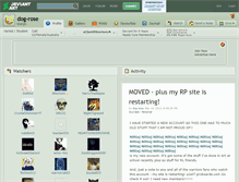 Tablet Screenshot of dog-rose.deviantart.com