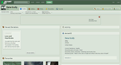 Desktop Screenshot of dana-scully.deviantart.com