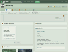 Tablet Screenshot of dana-scully.deviantart.com