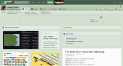 Desktop Screenshot of loonylizard.deviantart.com