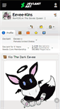 Mobile Screenshot of eevee-kins.deviantart.com