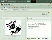 Tablet Screenshot of eevee-kins.deviantart.com