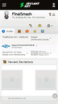 Mobile Screenshot of finalsmash.deviantart.com