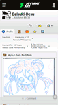 Mobile Screenshot of daisuki-desu.deviantart.com